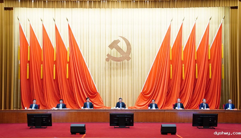 2月20日,党史学习教育动员大会在北京召开。中共中央总书记、国家主席、中央军委主席习近平出席会议并发表重要讲话。新华社记者 翟健岚 摄